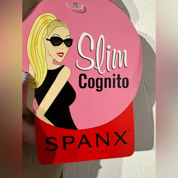 NWT SPANX By Sara Blakely (Slim Cognito) Beige Shapewear Bodysuit (SMALL) - Picture 6 of 11